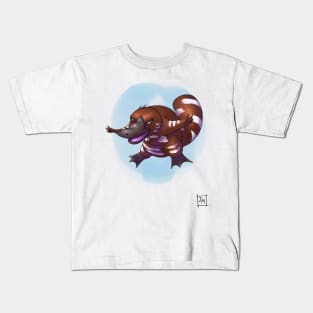 Platypus - Cute Australian Animal Art Kids T-Shirt